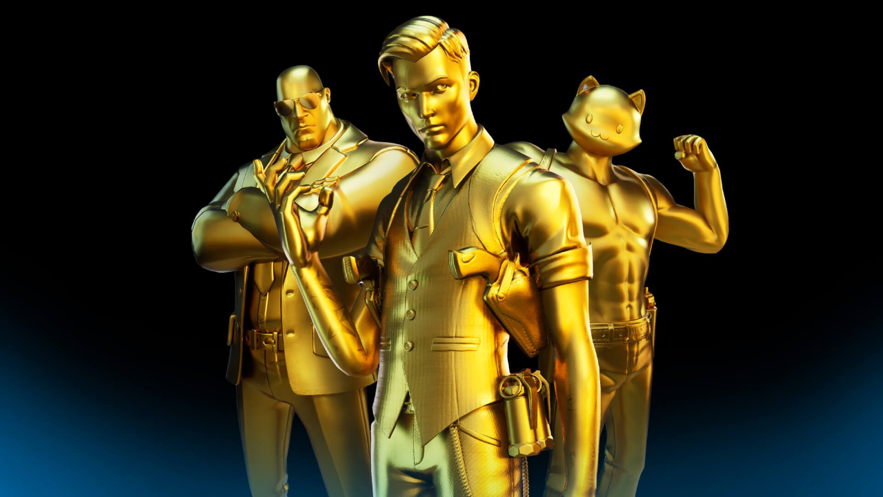 Fortnite removes Gold Outfits from Competitive modes due to glitch
