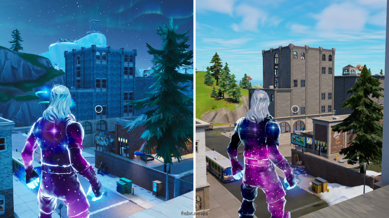 Tilted Towers: Chapter 1 vs Chapter 3 Comparison