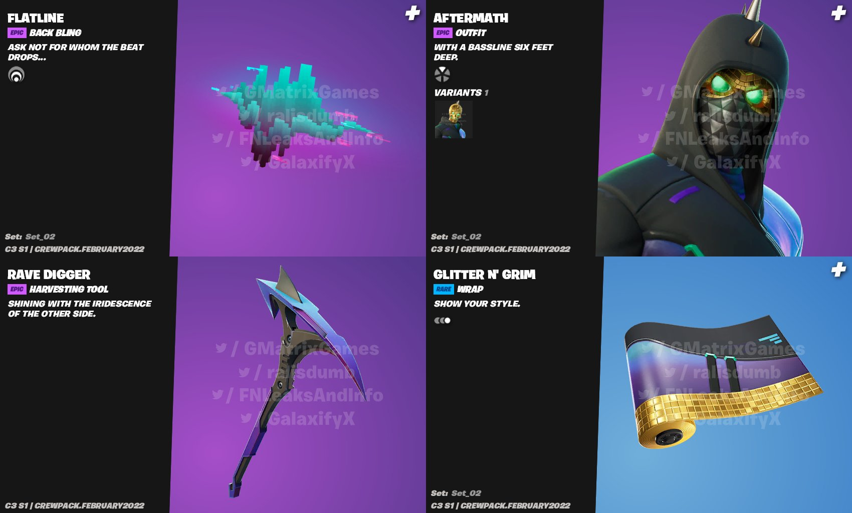 Fortnite February 2022 Crew Pack leaked in v19.10 Fortnite News