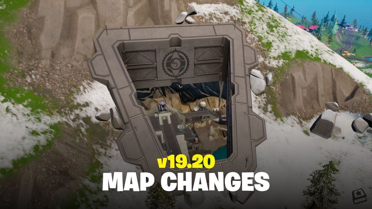 Fortnite v19.20 Map Changes - Covert Cavern