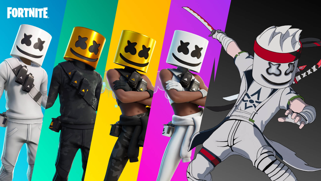 Fortnite Reveals new Marshmello Cosmetics