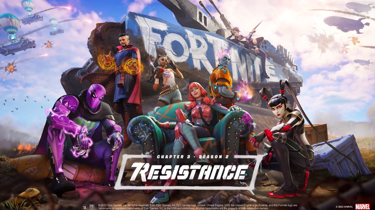 Patch Notes for Fortnite v20.00 - Chapter 3 Season 2: Resistance