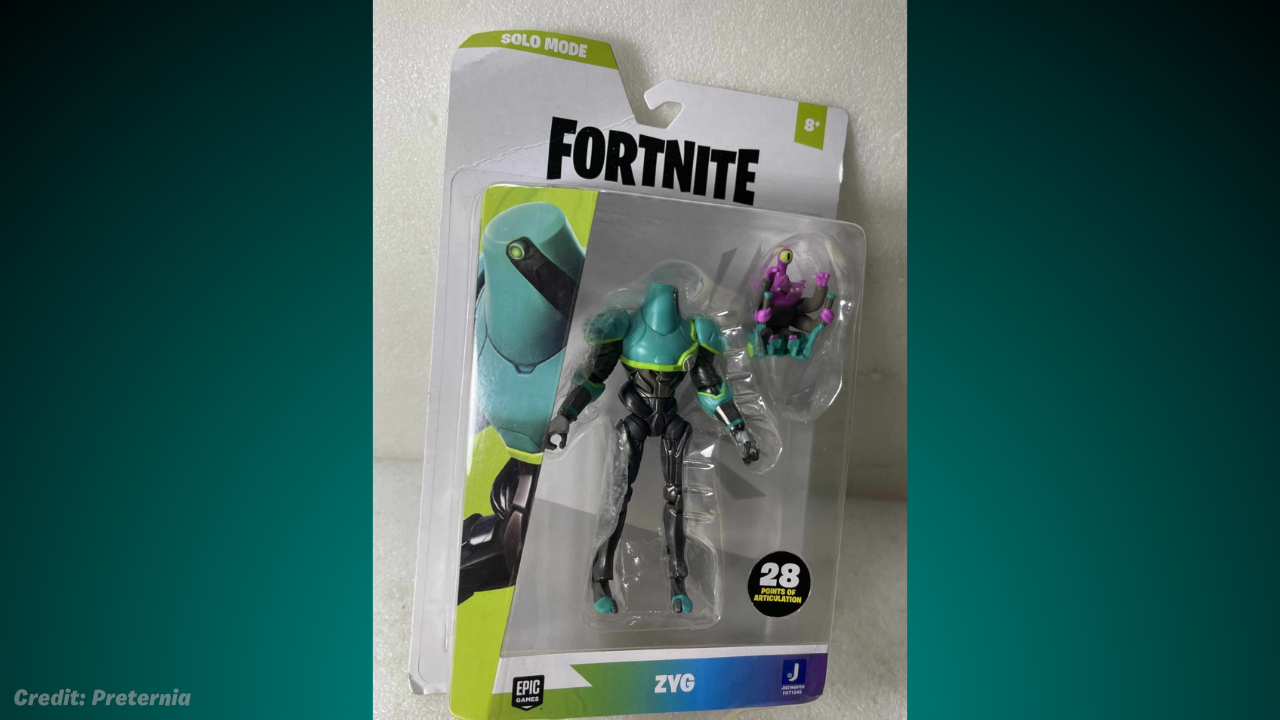 Fortnite figurine emote series human bill & lil' saucer