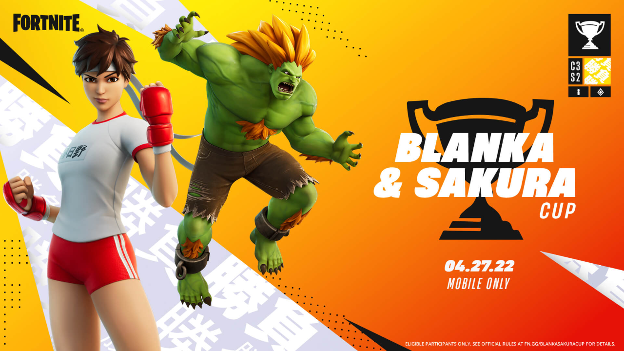 Blanka & Sakura Zero Build Cup takes place April 27, Exclusive to Android