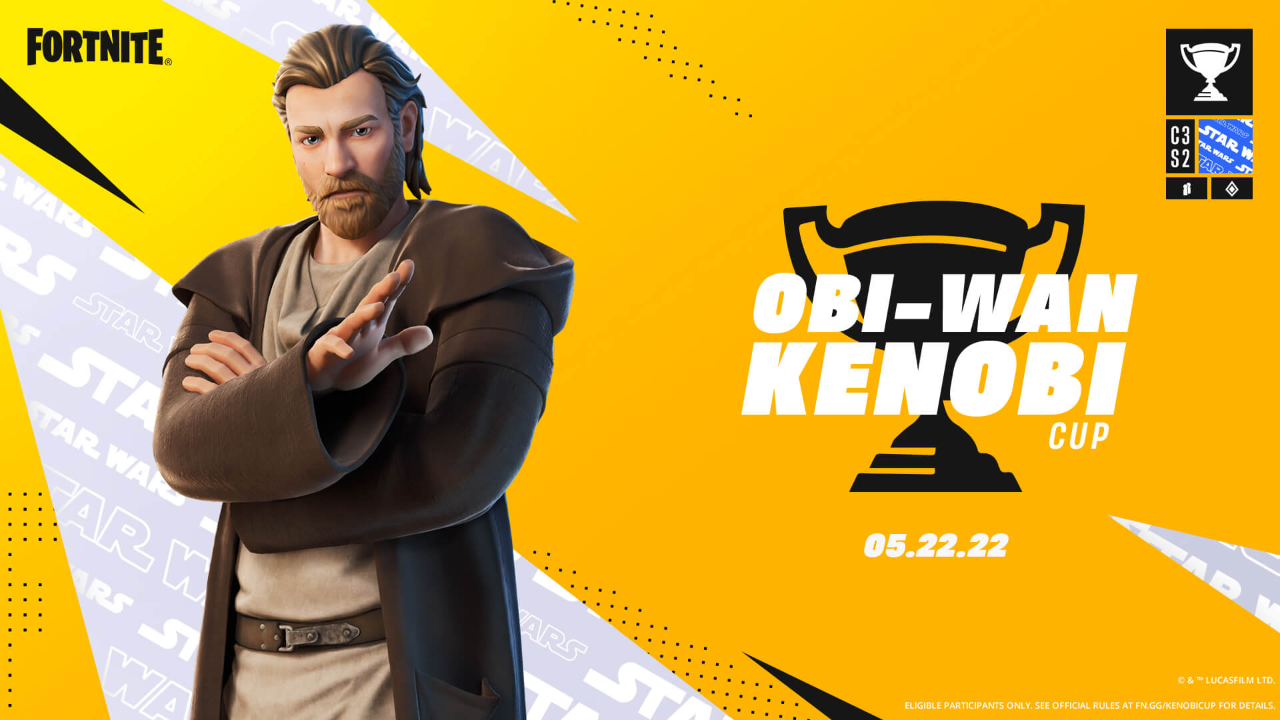 The Fortnite Obi-Wan Kenobi Cup takes place May 22