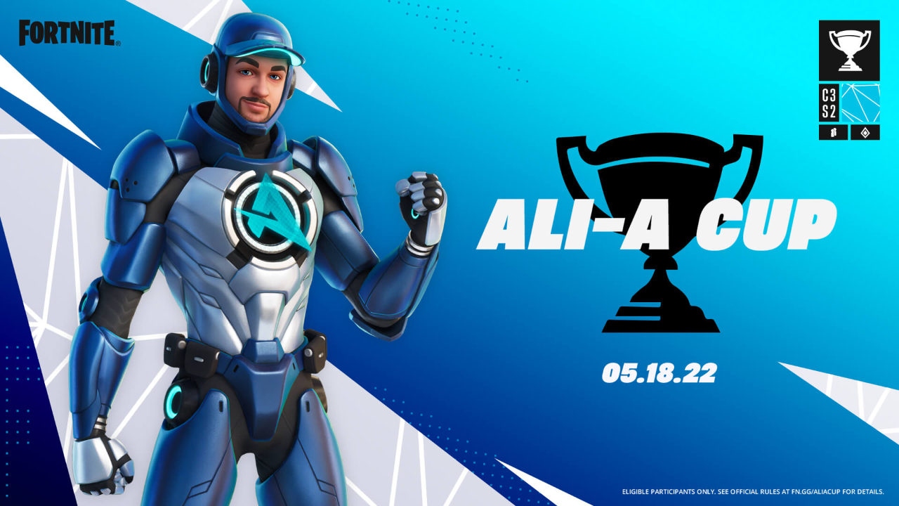 The Fortnite Ali-A Cup takes place May 18