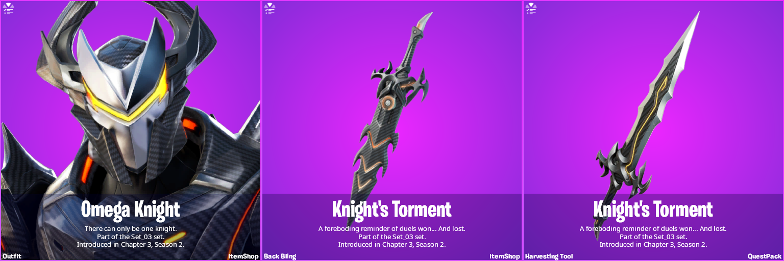 Omega Knight s Level Up Quest Pack Leaked in v20.30 Fortnite News