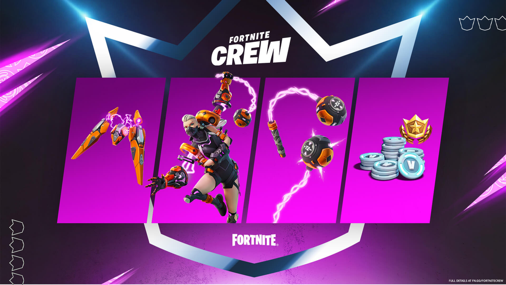 Fortnite Reveals the June 2022 Crew Pack: Mecha Strike Commander