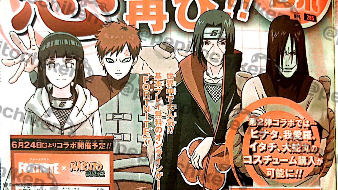 Naruto Wave 2 Outfits revealed in Magazine