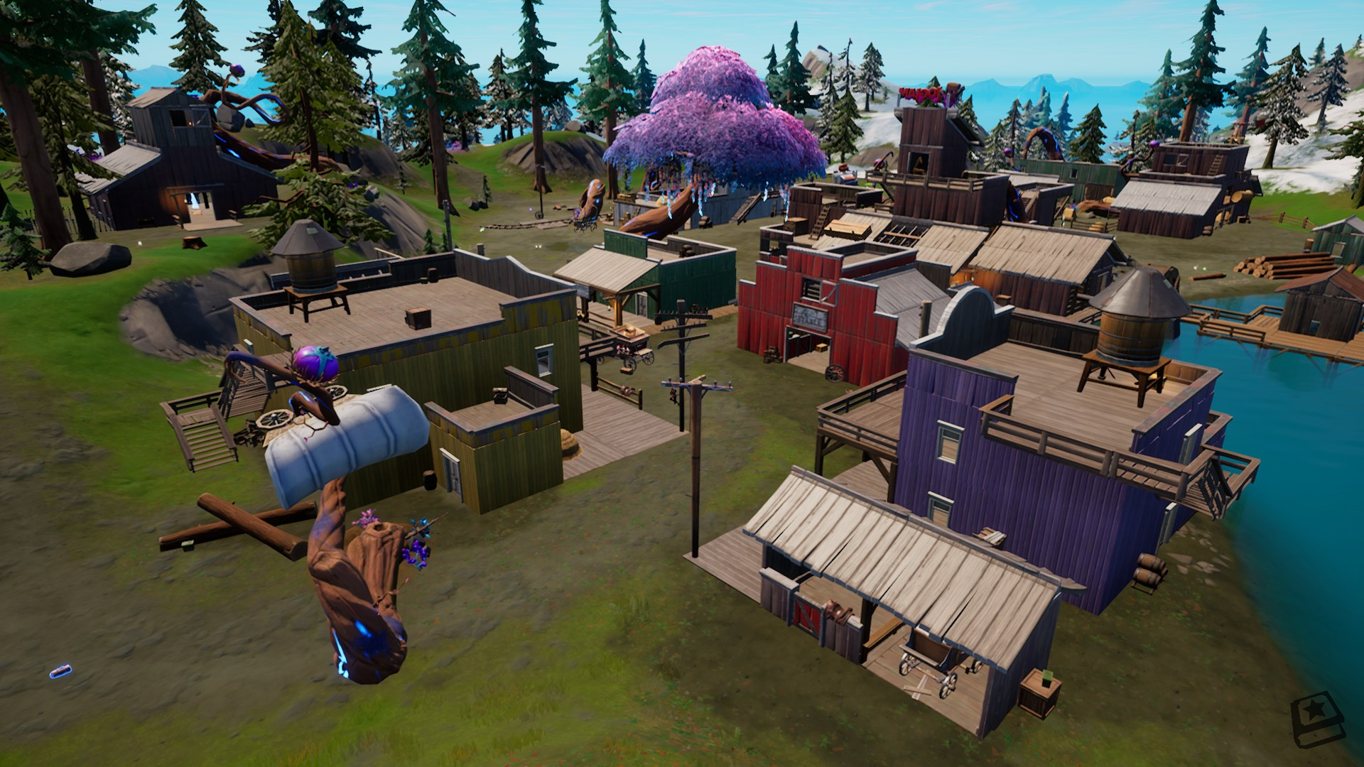 Fortnite v21.10 Map Changes - Logjam Lotus, Chop Shop and more