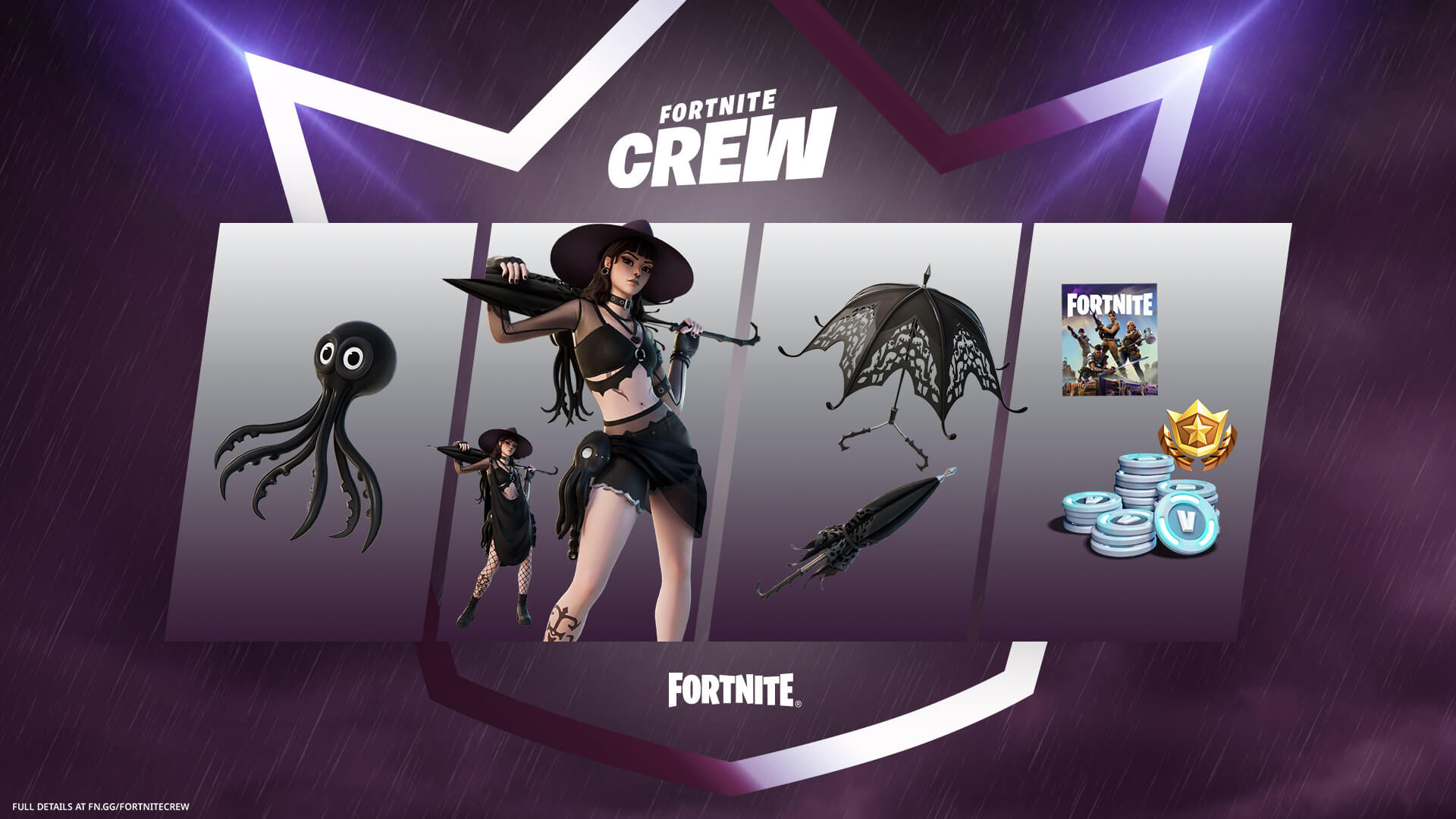 Fortnite Reveals the July 2022 Crew Pack: Phaedra