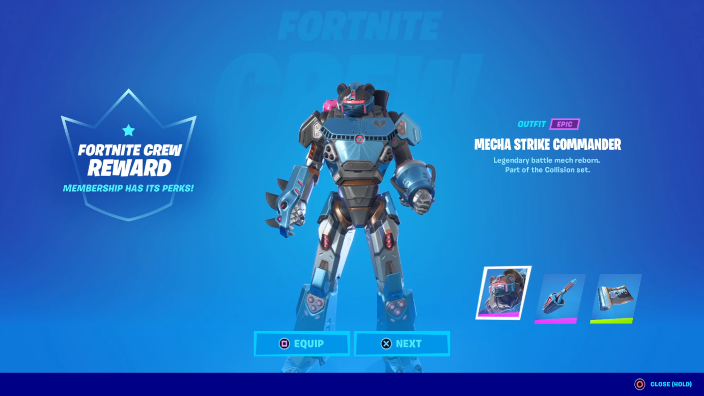 The Mecha Strike Commander Crew Pack is Available Now