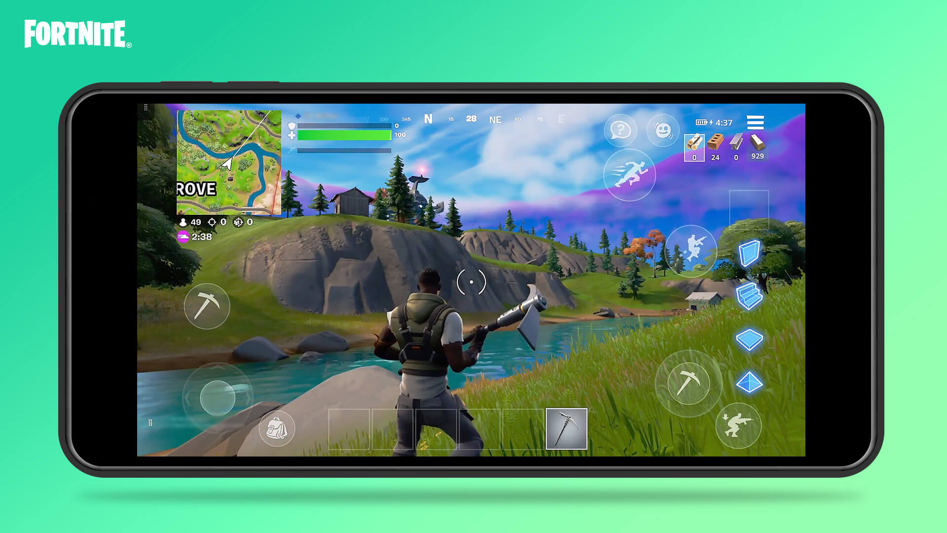 Play Fortnite on iOS, iPadOS, Android Phones and Tablets, and