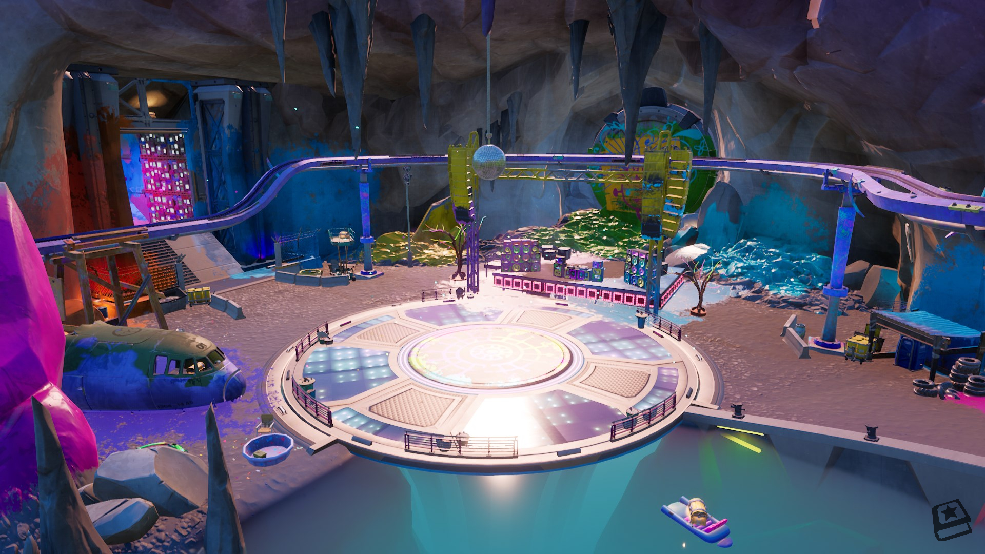 Fortnite v21.00 Map Changes - Rave Cave, Reality Falls and more