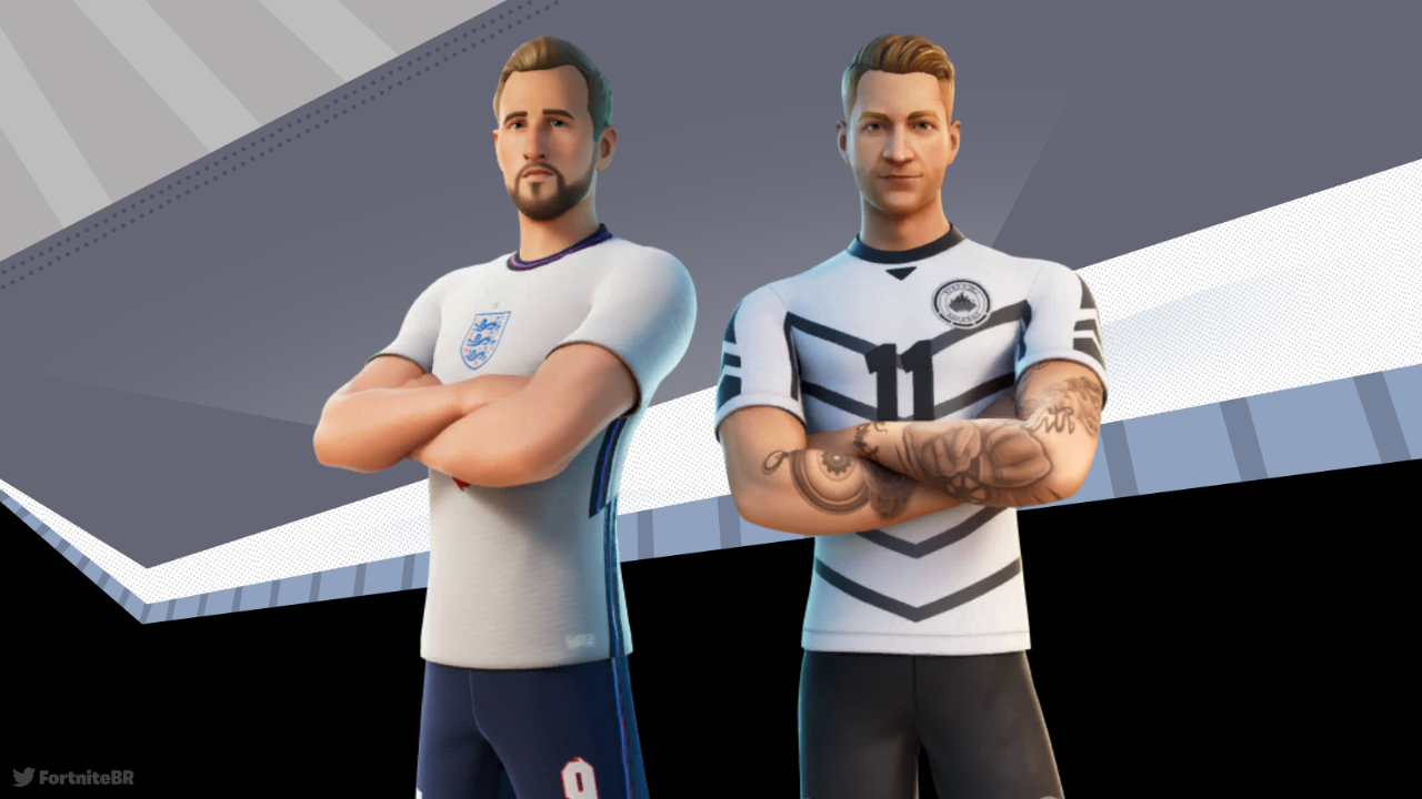 Football icons Harry Kane and Marco Reus return to the Fortnite Item Shop