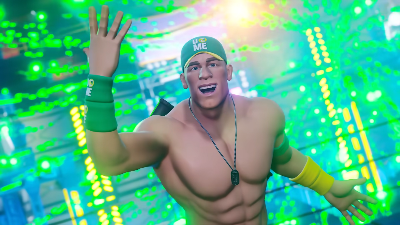 john cena 2022 yellow wallpaper