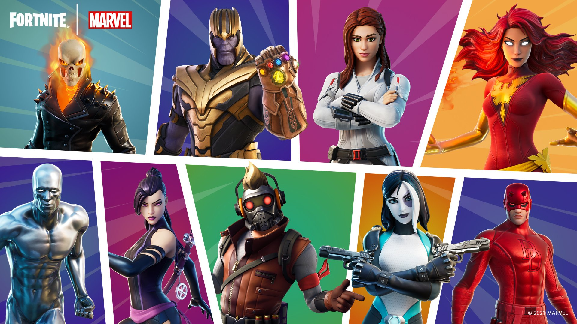 Marvel returns to the Fortnite Item Shop