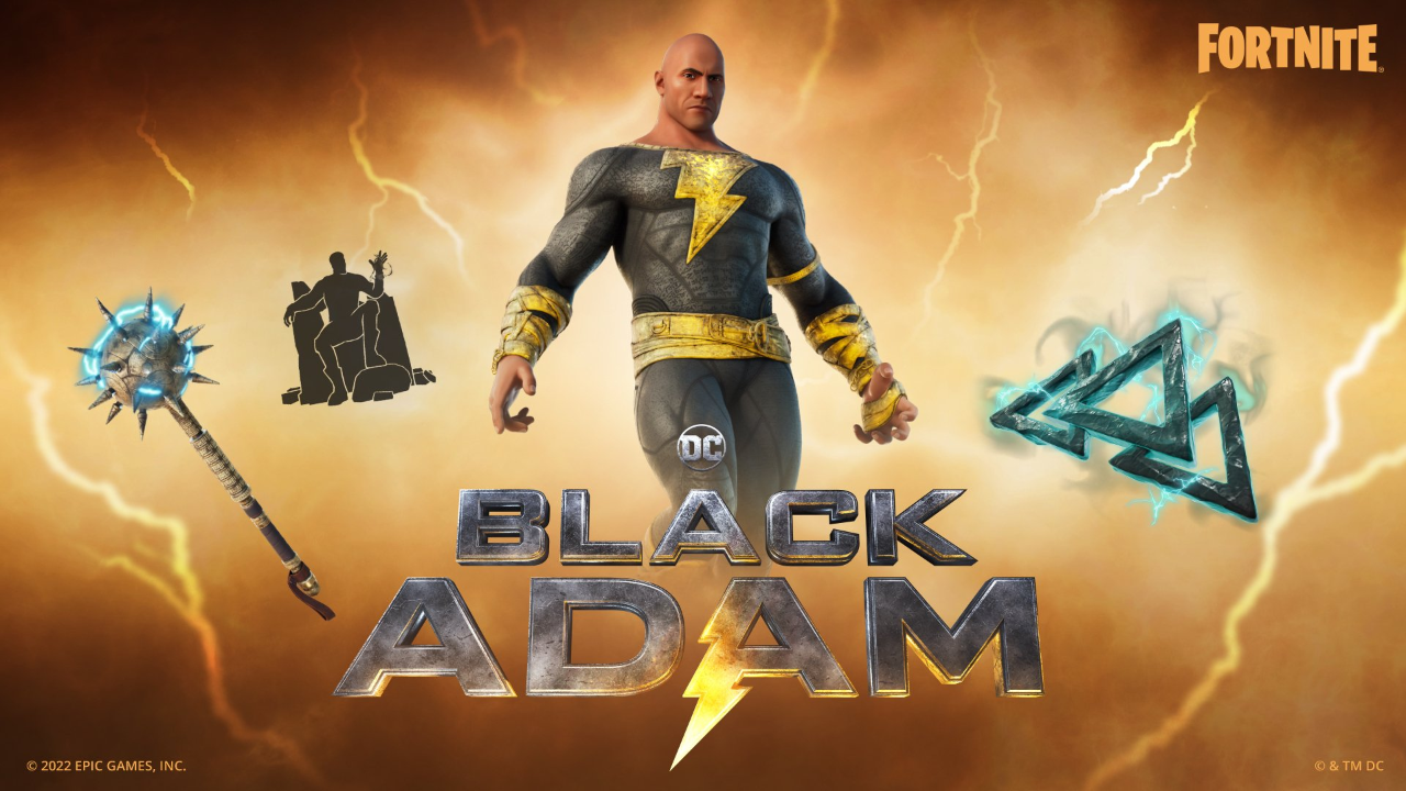 DC's Black Adam is coming to Fortnite