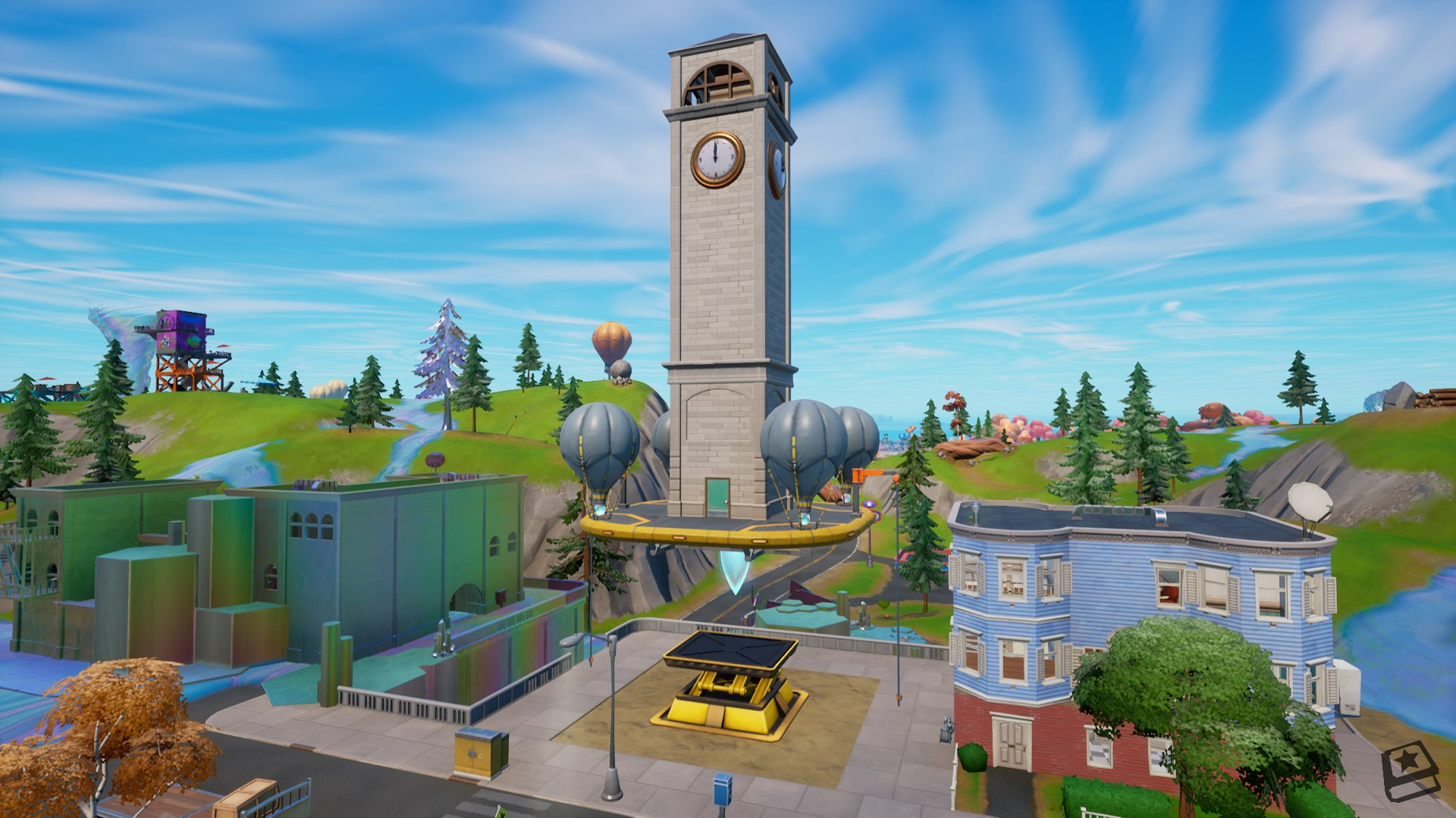 Fortnite v22.40 Map Changes - Tainted Towers, Chrome Spreads and more