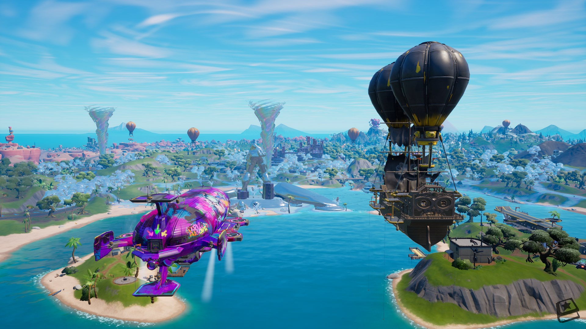 Fortnite v22.40 Map Changes - Tainted Towers, Chrome Spreads and more