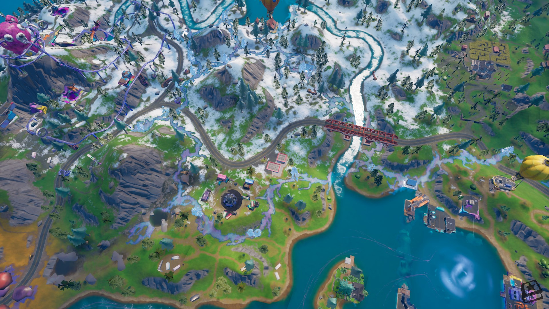 Fortnite v22.40 Map Changes - Tainted Towers, Chrome Spreads and more