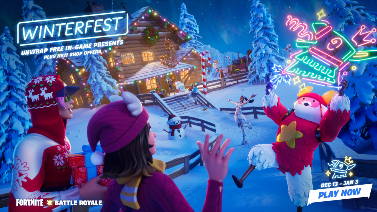 Patch Notes for Fortnite v23.10 Winterfest, Super Level Styles and