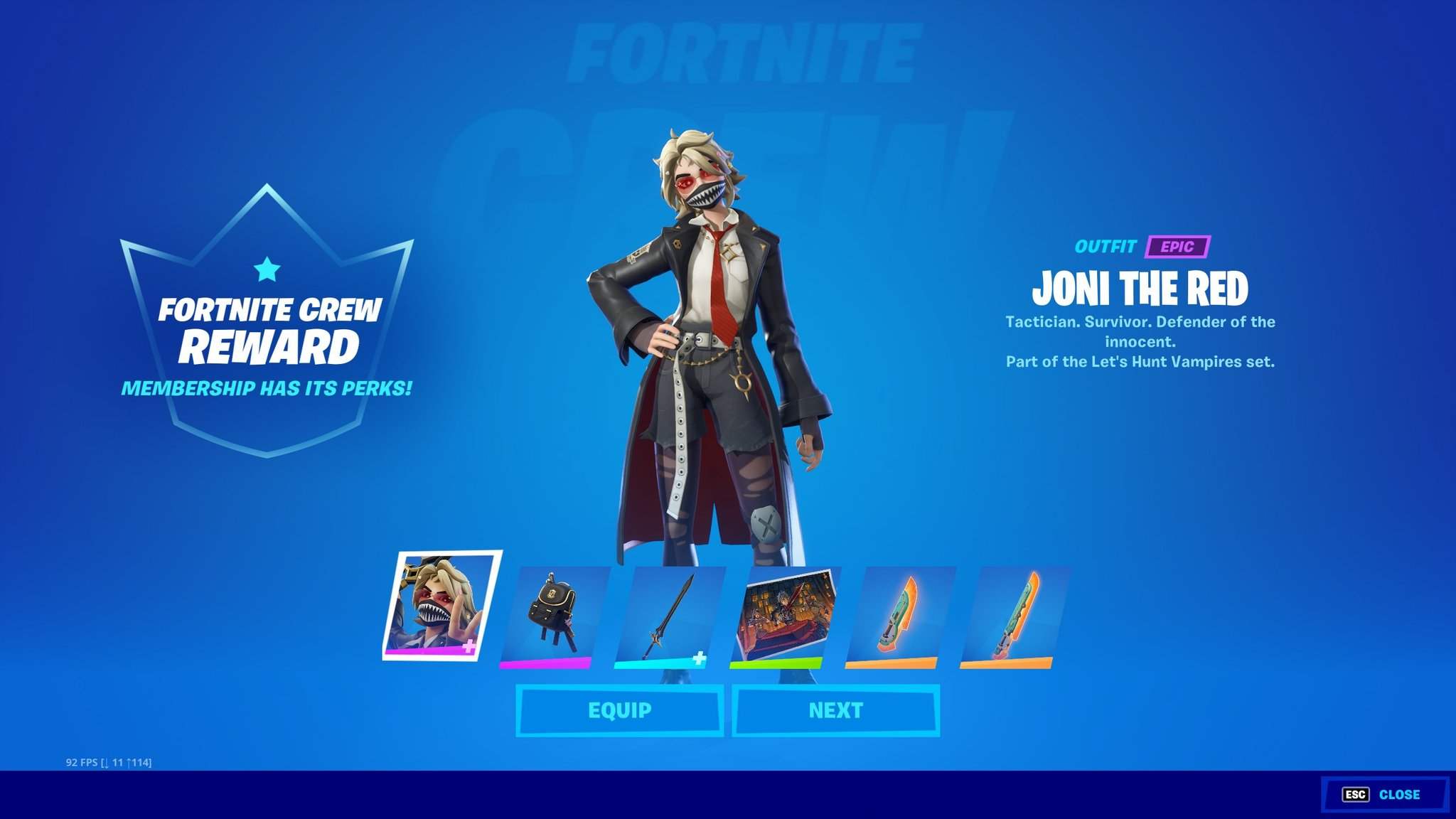 Joni The Red Crew Pack Available Now | Fortnite News