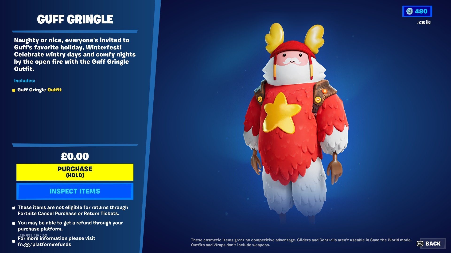 Free Guff Gringle Outfit available on PC | Fortnite News