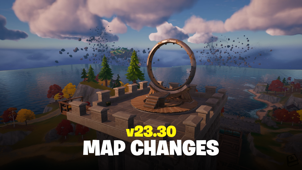 Fortnite v23.30 Map Changes - Rift Gate Complete, New Battle Bus and more