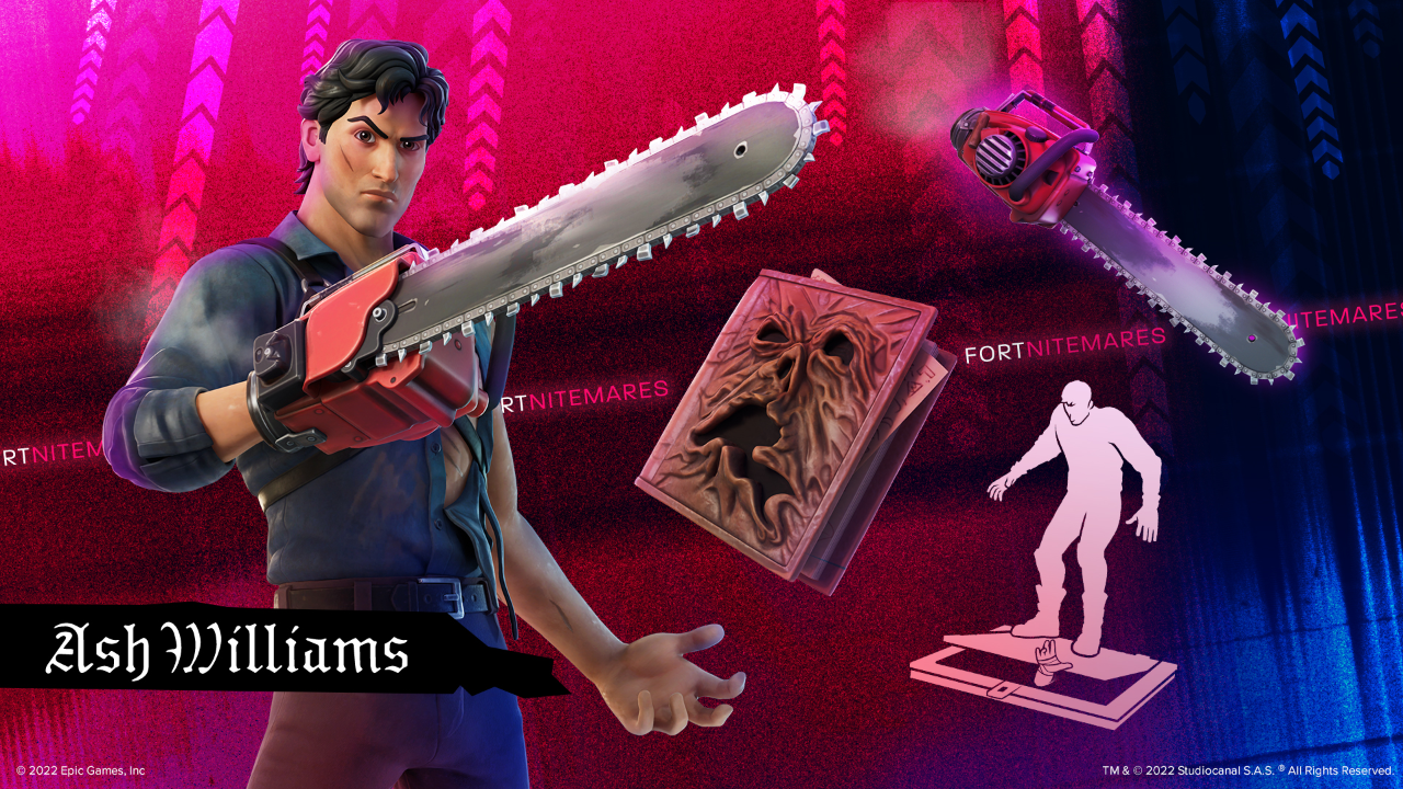 Ash Williams returns to the Fortnite Item Shop