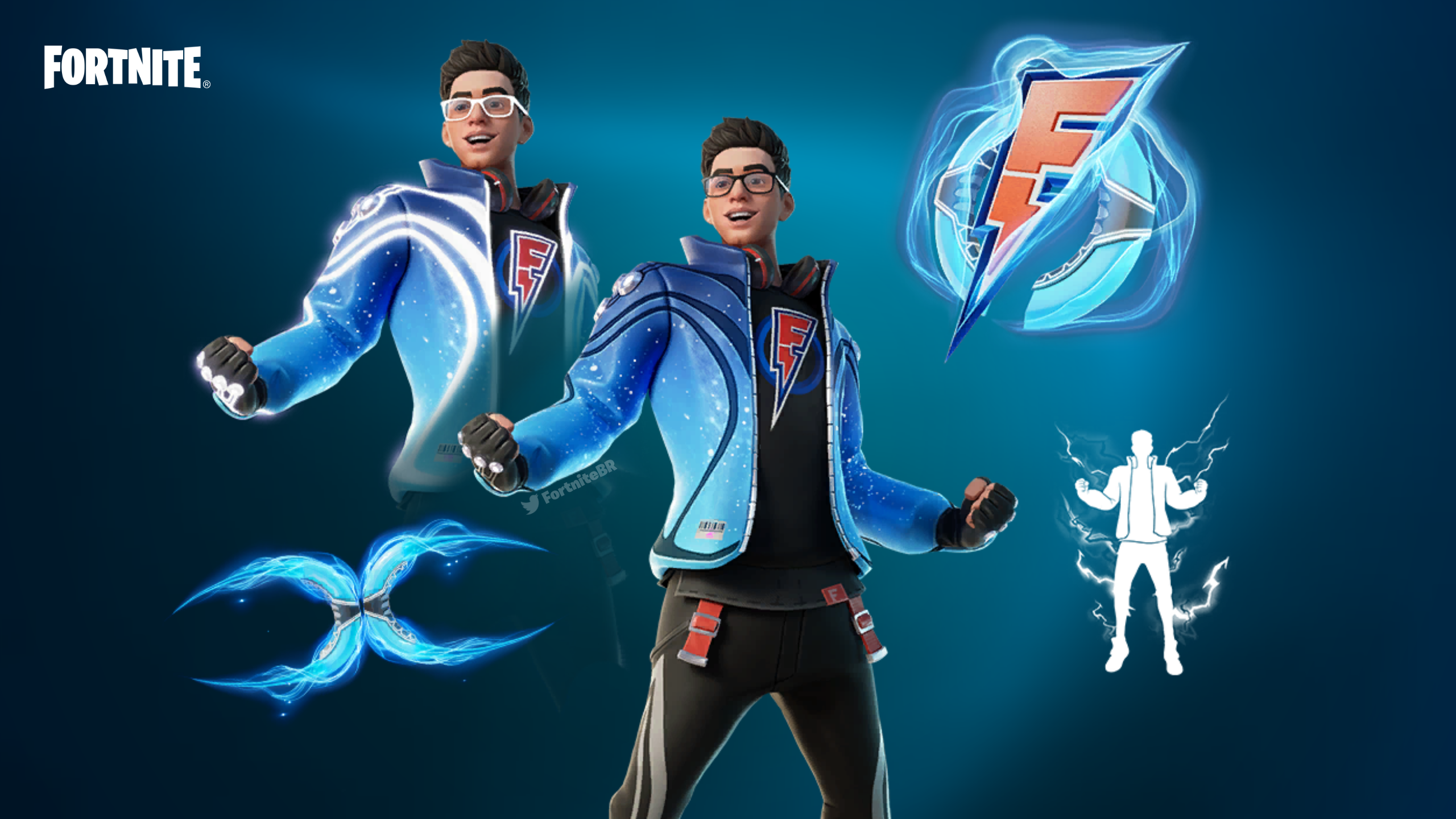 Flakes Power Makes an Electrifying Entrance in the Fortnite Icon Series