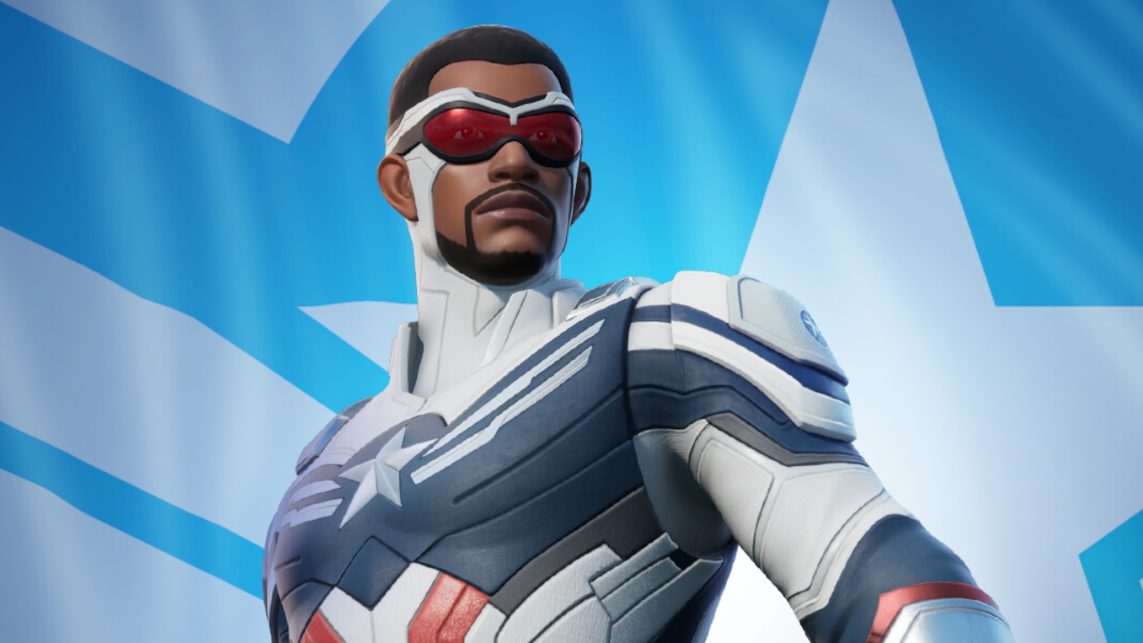 Sam Wilson's Captain America has arrived in Fortnite