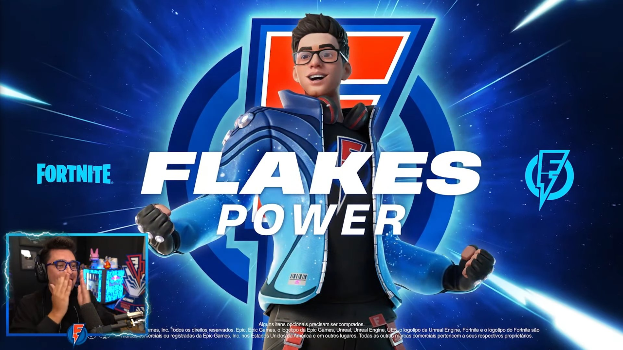 Flakes Power Joins The Fortnite Icon Series