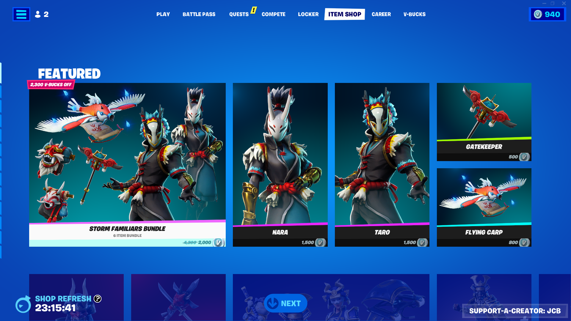 Fortnite - Become the storm 🌀 The Storm Familiars set is available now in  the Item Shop!