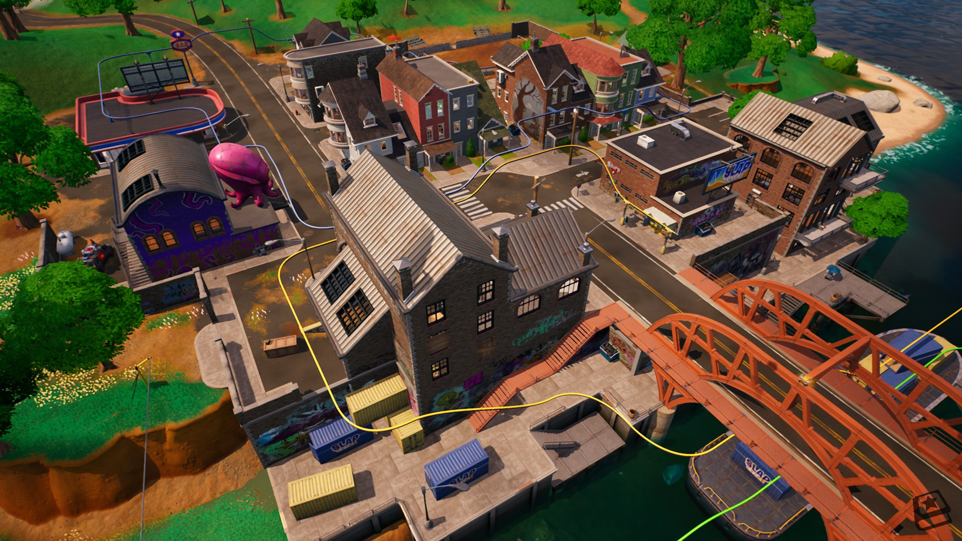 Fortnite v24.20 Map Changes - Jaeger Family Basement, Slappy Shores Grind Rails and more