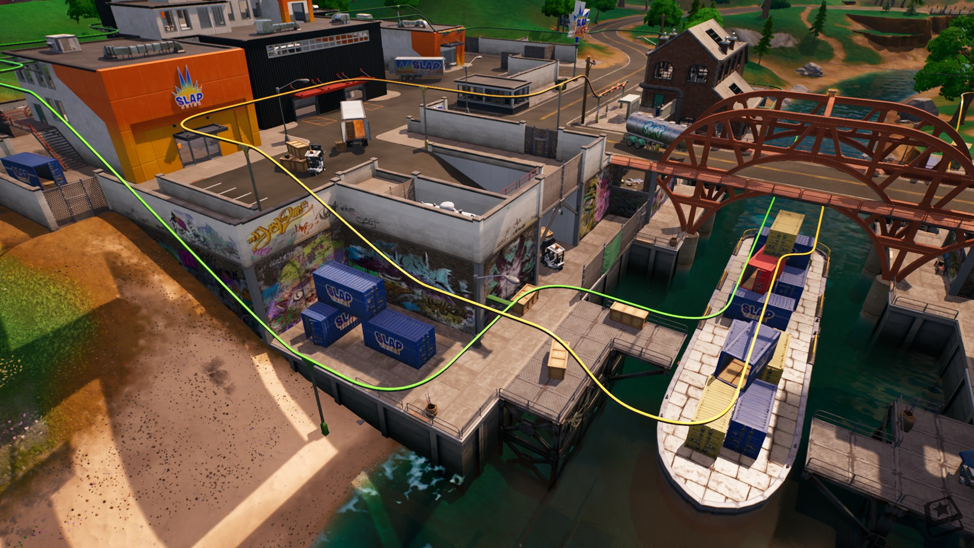 Fortnite v24.20 Map Changes - Jaeger Family Basement, Slappy Shores Grind Rails and more