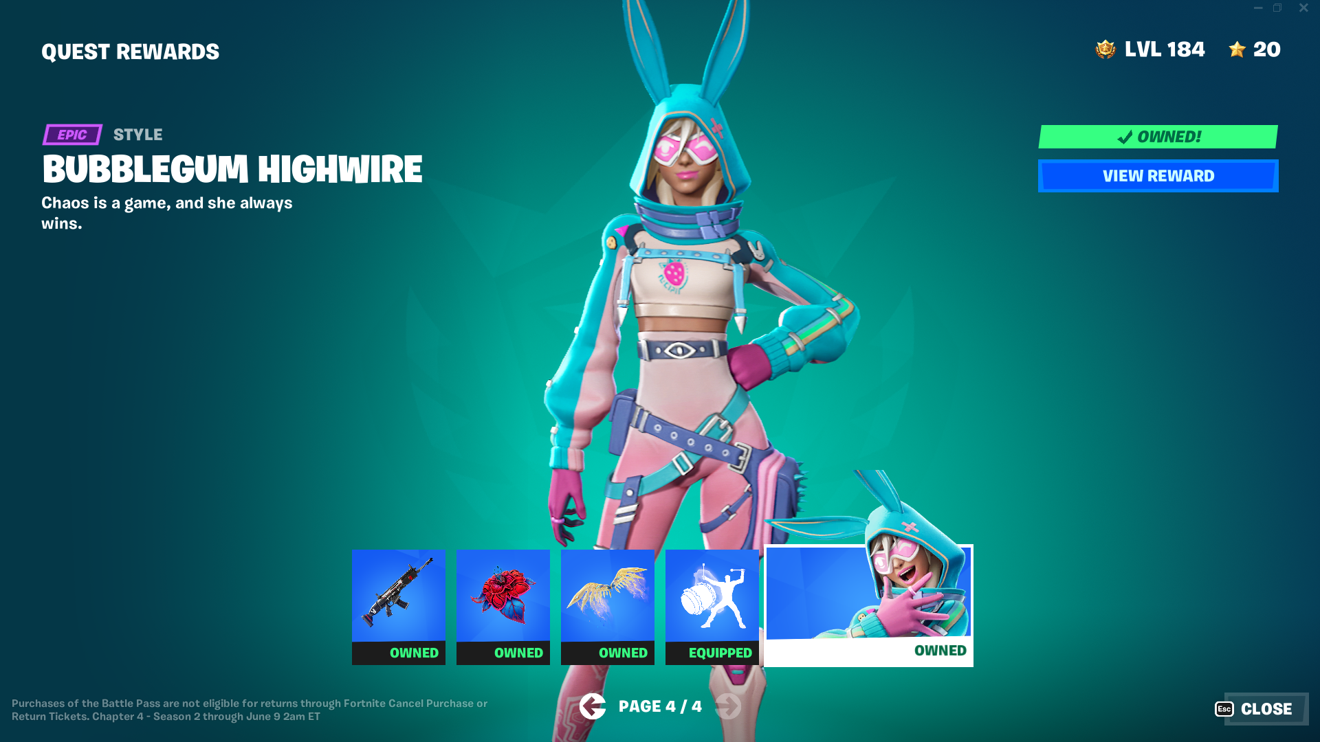 Fortnite Chapter 3 Season 3 Battle Pass Rewards And All Cosmetics