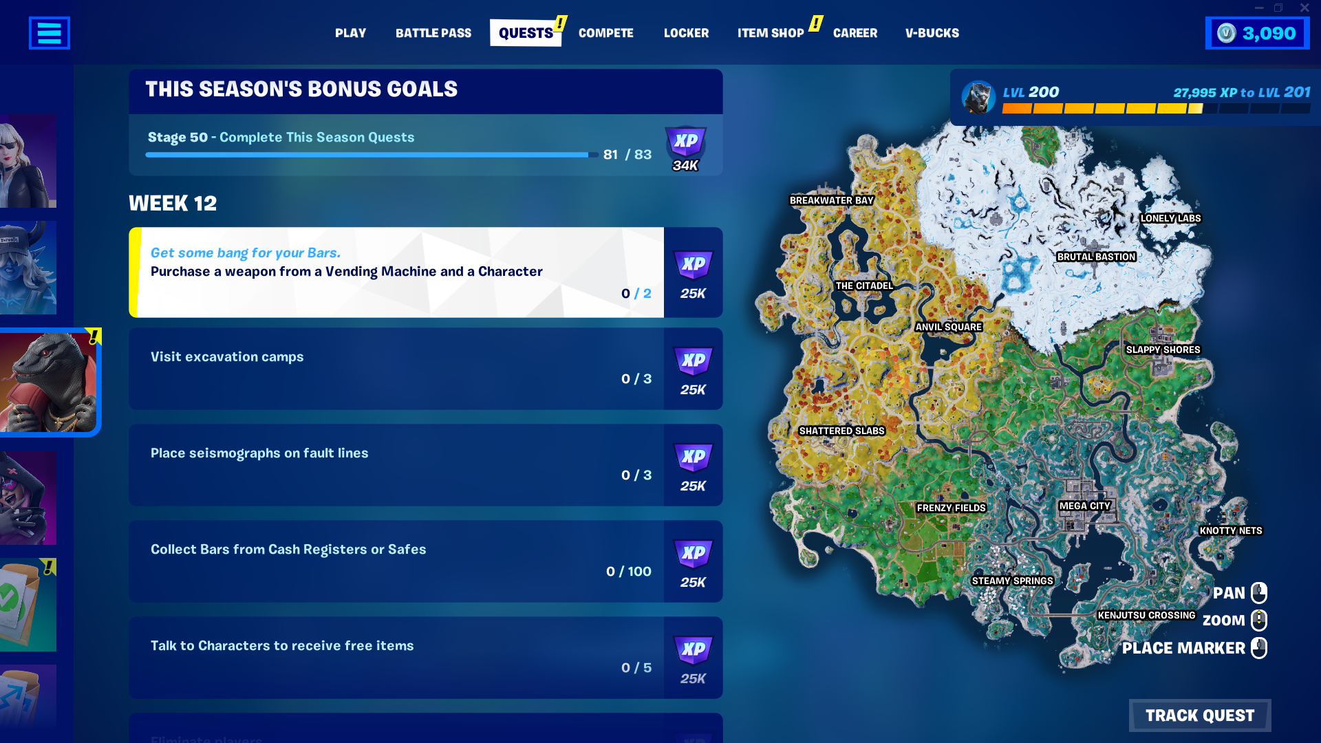 How To Find Everything For Fortnite's Week 12 Quests