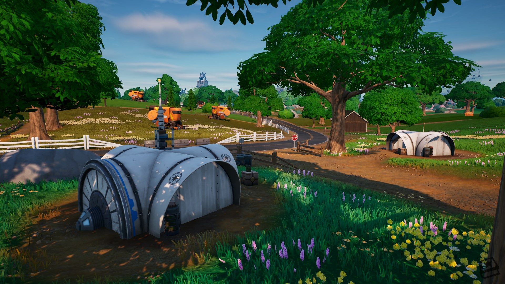 Fortnite v24.30 Map Changes - Galactic Outposts, Shattered Slab Grind Rails and more