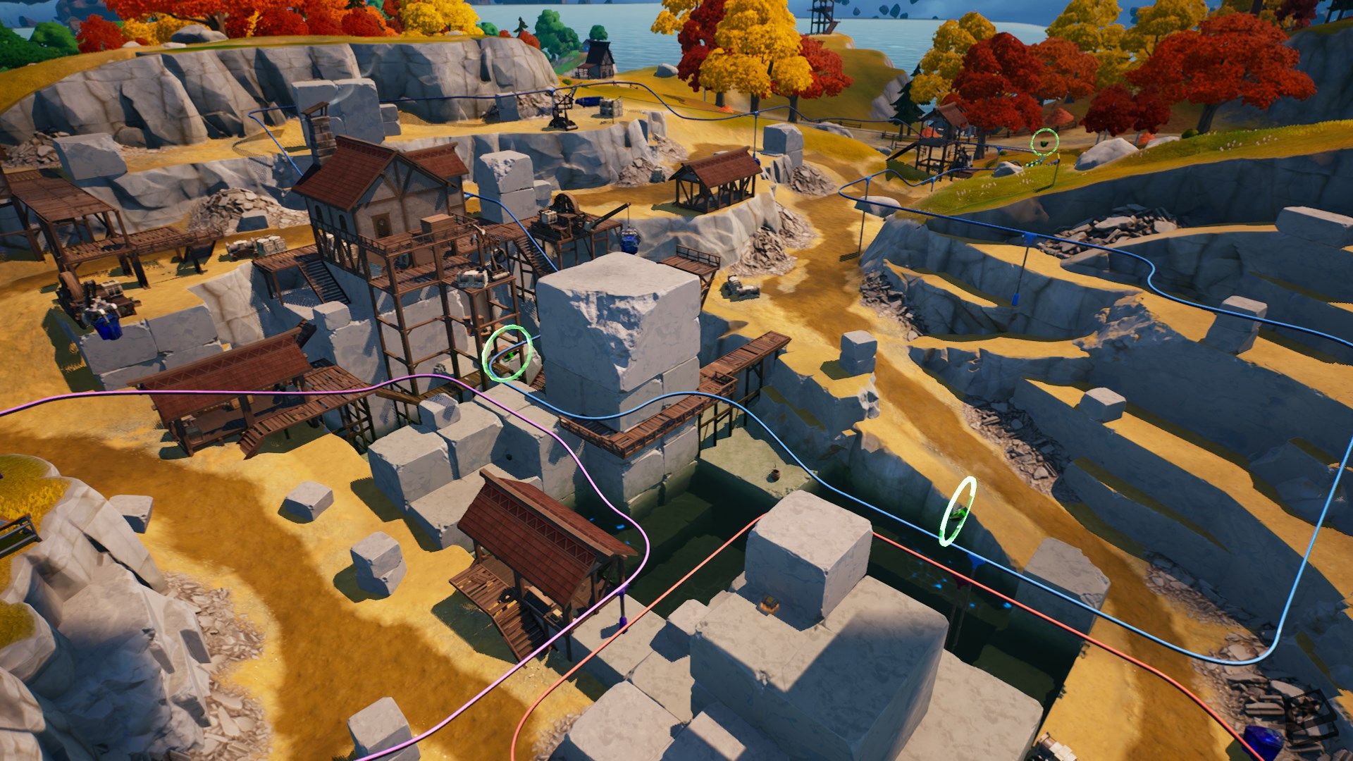 Fortnite v24.30 Map Changes - Galactic Outposts, Shattered Slab Grind Rails and more