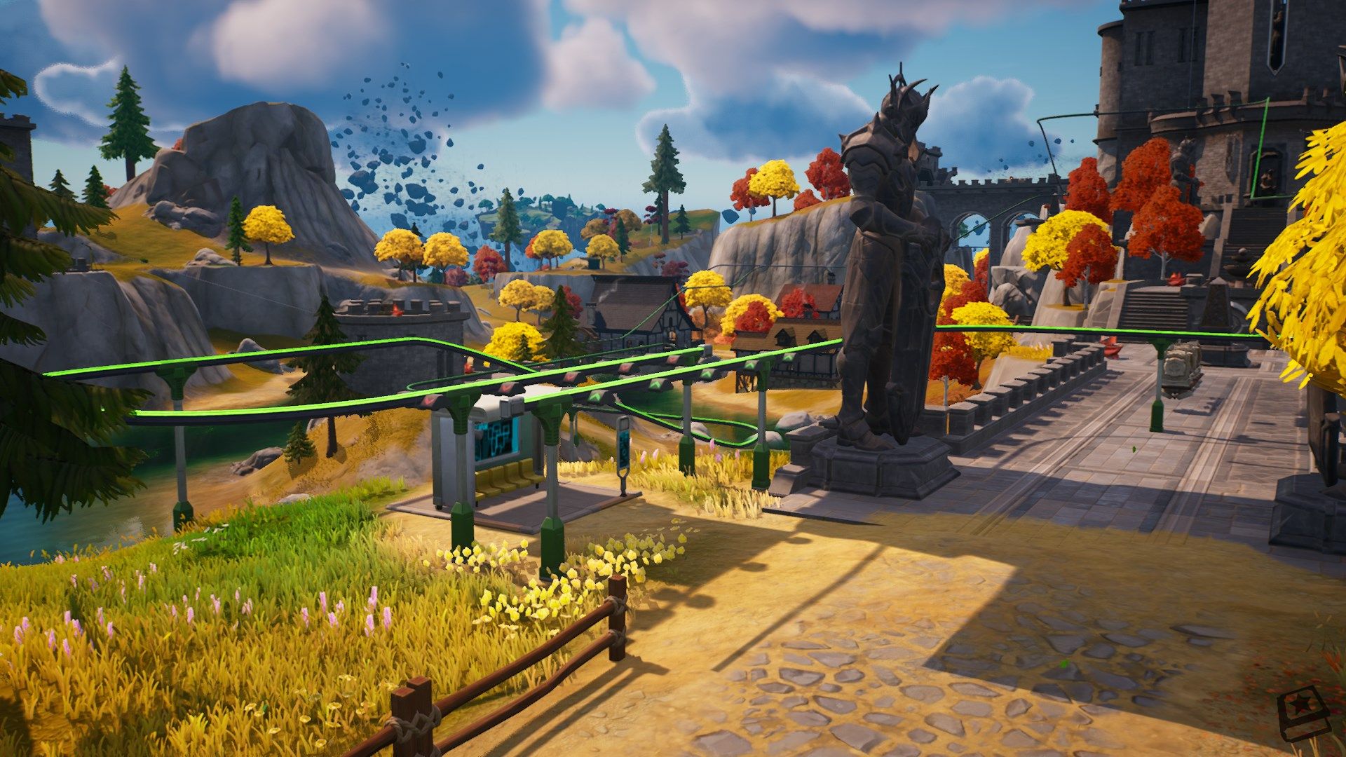 Fortnite v24.40 Map Changes - Jungle Vines, The Citadel Grind Rails and more