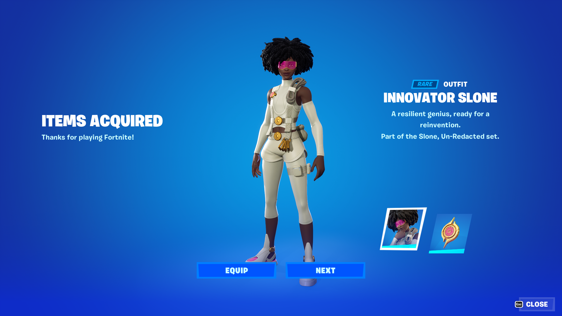New Innovator Slone Outfit Available Now