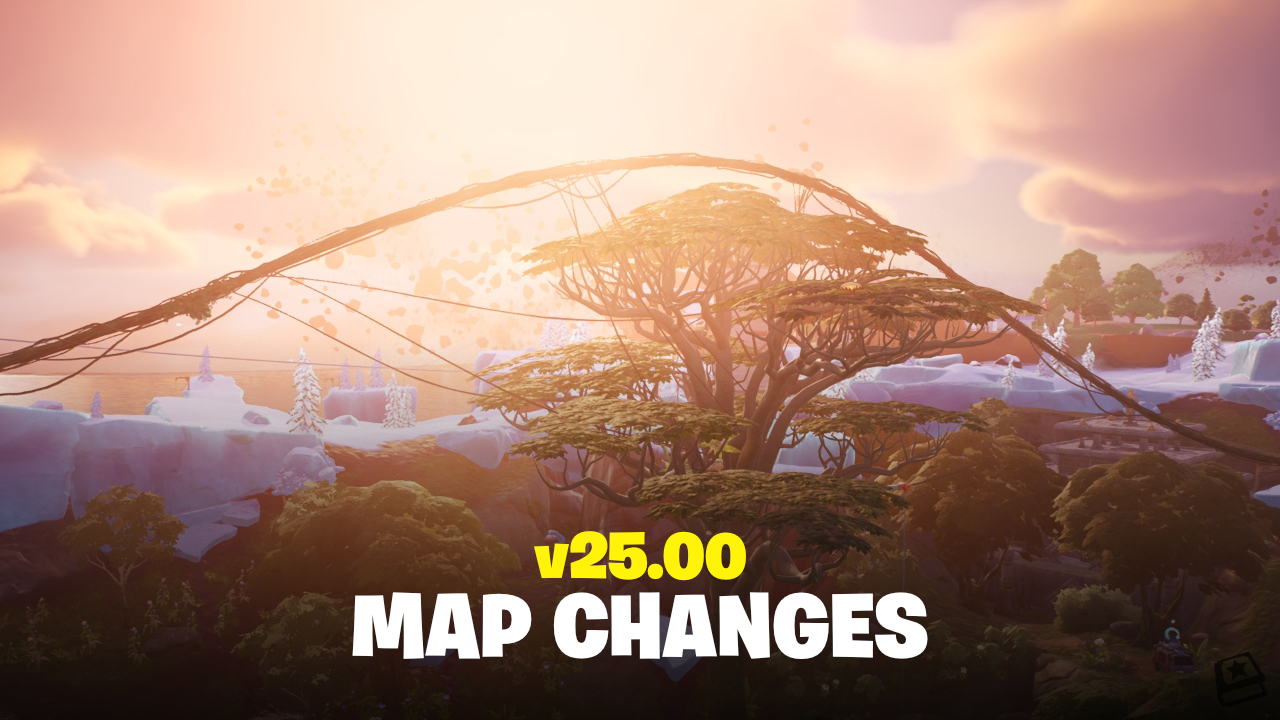 Fortnite v25.00 Map Changes - Rumble Ruins, Creeky Compound, Shady Stilts and more