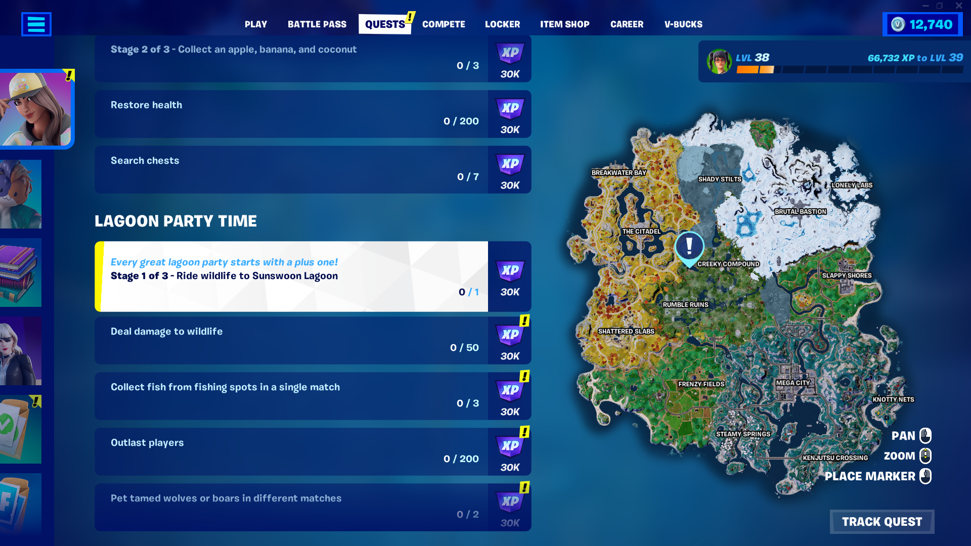 Fortnite Summer Escape Lagoon Party Time Quests Available Now