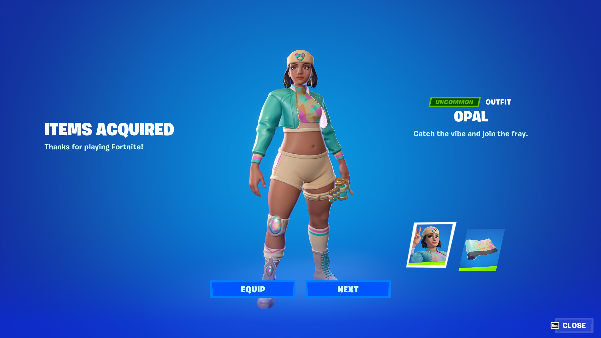 New Opal Outfit Available Now