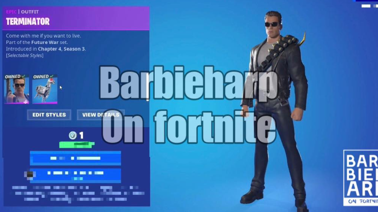 Fortnite x Terminator: New Outfit, Back Bling, Glider Leaked