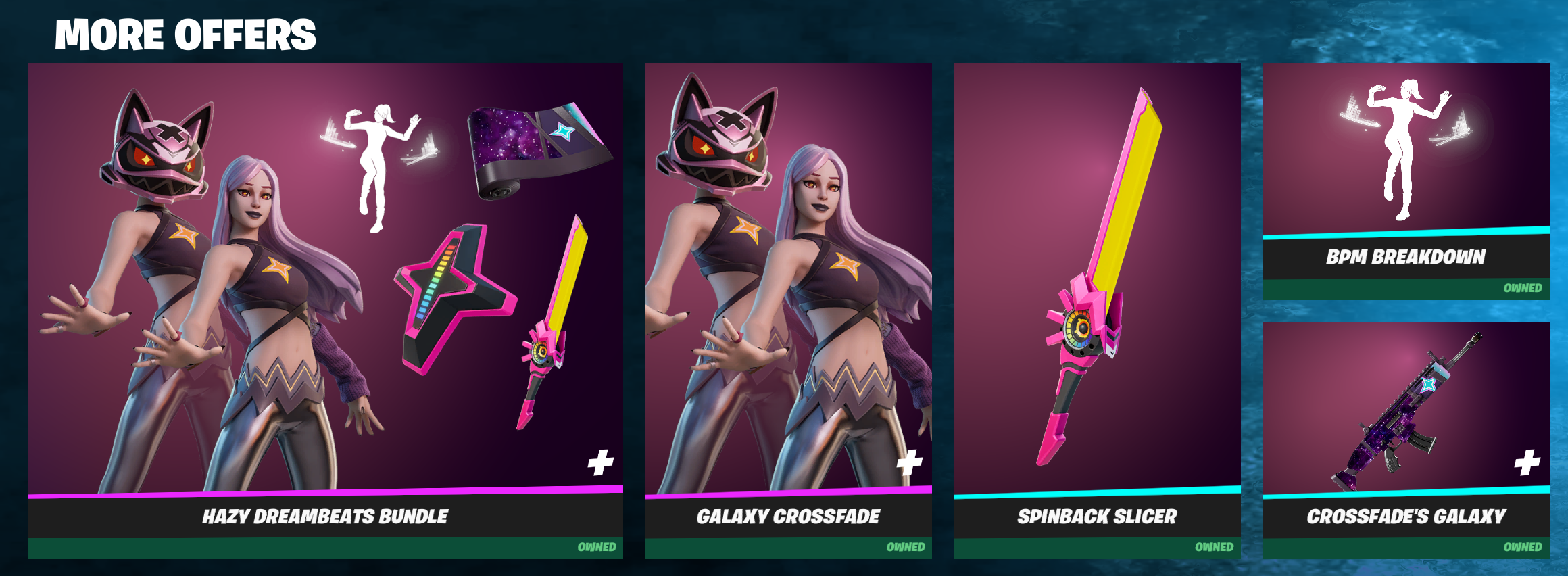 New Galaxy Crossfade Outfit Available Now