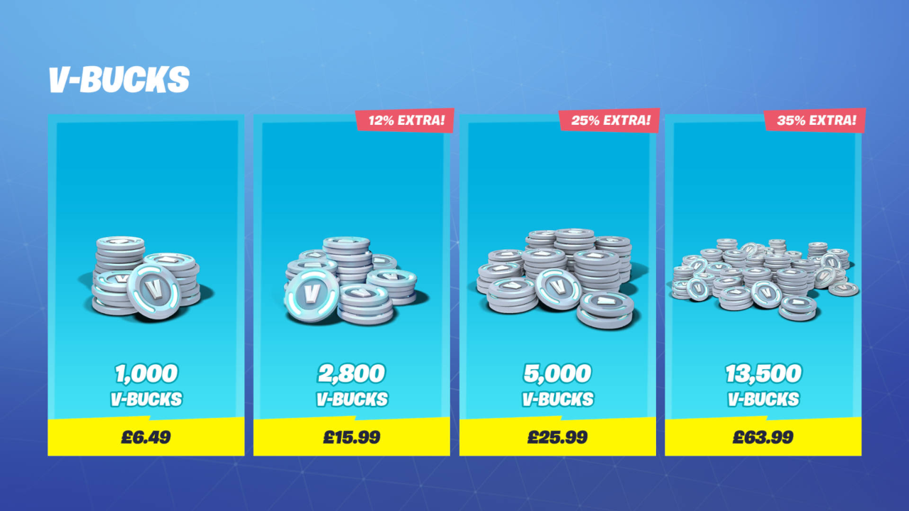 Fortnite To Adjust V Bucks Pricing For US Europe Japan Fortnite News