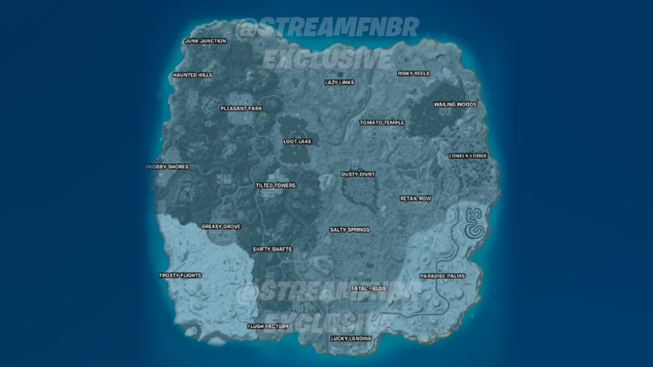 Fortnite OG: Full Map Leaked, Returning Locations Confirmed