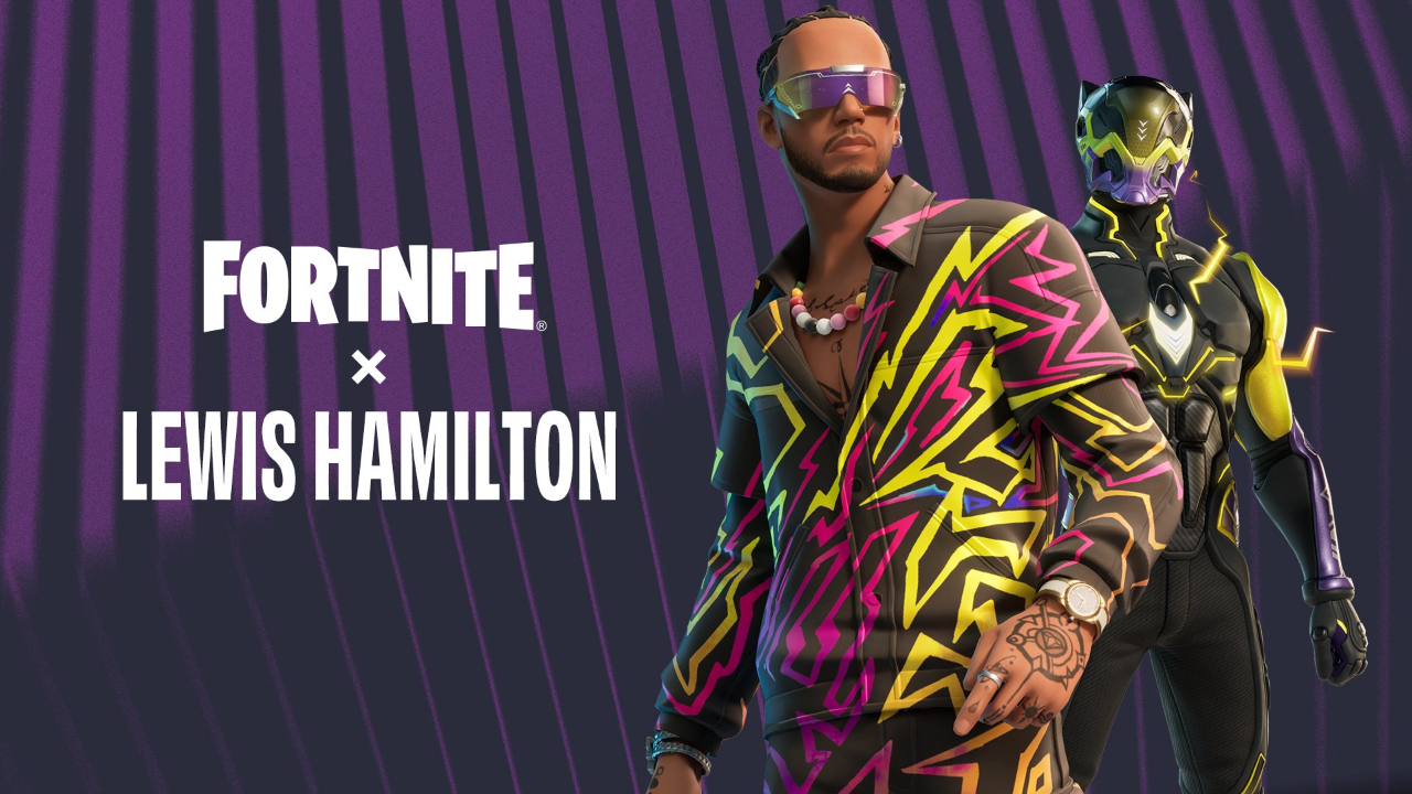 Lewis Hamilton joins the Fortnite Icon Series